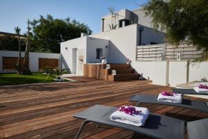 Balkon lub taras w obiekcie Villa La Petite Perle de Thau
