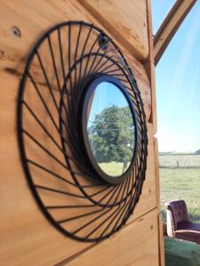 Un balcon sau o terasă la Bulle Gaïa