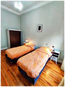 Ein Bett oder Betten in einem Zimmer der Unterkunft Casa Dante, no cash payments