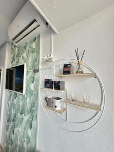 TV a/nebo společenská místnost v ubytování Sexi-Beach