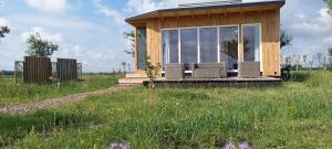 Zahrada ubytování Tiny house het Polderhuisje