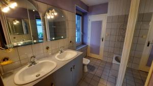 Kúpeľňa v ubytovaní Villa Excallibur, aux portes de Brocéliande