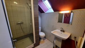 Kúpeľňa v ubytovaní Villa Excallibur, aux portes de Brocéliande