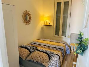 Posteľ alebo postele v izbe v ubytovaní Villa Yvonne M&M à 50m de la plage