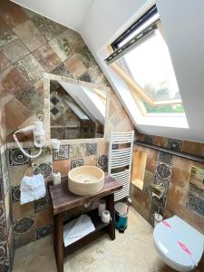 Koupelna v ubytování Casa Bicăjeanului - Lacu Roșu + 89 fotografií