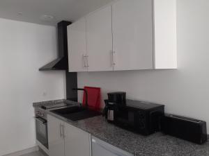 Kuchyňa alebo kuchynka v ubytovaní Appartement OH! Duc de Sully + 7 fotografií