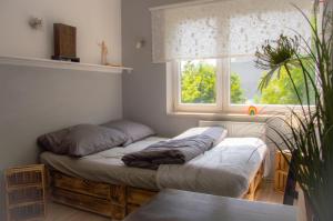 Posteľ alebo postele v izbe v ubytovaní Apartament Grunwaldzka przy Łynie