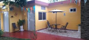 Αίθριο ή υπαίθριος χώρος στο Casa Atrapasueños