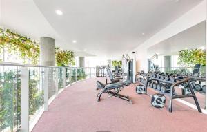 Fitnesscentret og/eller fitnessfaciliteterne på luxurious 2 bed apartment central London