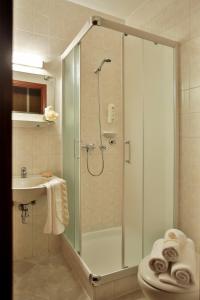 Koupelna v ubytování Hotel Rittinger