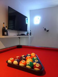 Televízia a/alebo spoločenská miestnosť v ubytovaní GaMe RoOm 6 personnes maximum