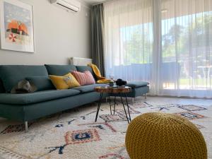 Posezení v ubytování A chic lakeside dig - Alexandra Apartment Fonyod