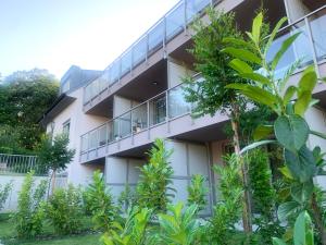 Zahrada ubytování A chic lakeside dig - Alexandra Apartment Fonyod