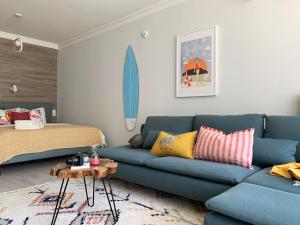 Posezení v ubytování A chic lakeside dig - Alexandra Apartment Fonyod