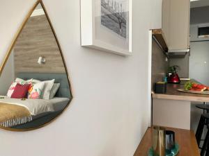 Kuchyň nebo kuchyňský kout v ubytování A chic lakeside dig - Alexandra Apartment Fonyod
