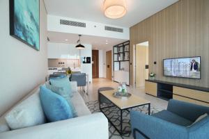 TV a/nebo společenská místnost v ubytování Millennium Executive Apartments Mont Rose