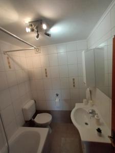 Koupelna v ubytování Guesthouse Marija