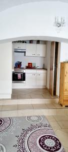 Kuchyň nebo kuchyňský kout v ubytování Schmiti FeWo