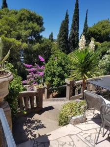 Zahrada ubytování Villa Tiha