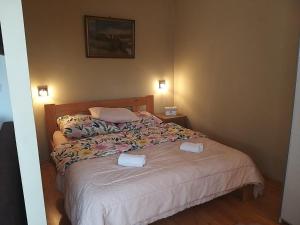 Postel nebo postele na pokoji v ubytování Apartament Różany