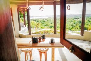 Balkón nebo terasa v ubytování Dome Lombok