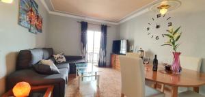 Posezení v ubytování Exceptional apartment in the heart of the city