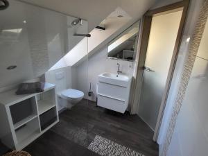 Koupelna v ubytování Schöne Loftwohnung im Herzen des Fichtelgebirges