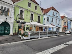The surrounding neighborhood or a neighborhood close to a vendégházakat