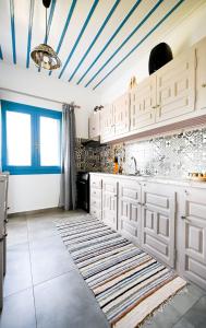 Kuchyň nebo kuchyňský kout v ubytování Villa Katerina