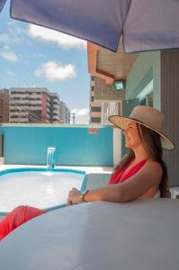 สระว่ายน้ำที่อยู่ใกล้ ๆ หรือใน Lagoa Mar Inn - Estacionamento e duas crianças de até 10 anos Será Free