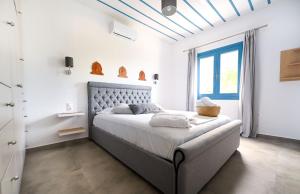 Postel nebo postele na pokoji v ubytování Villa Katerina