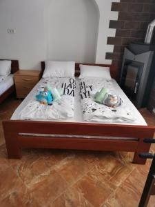 Postel nebo postele na pokoji v ubytování APARTMA VATOVEC