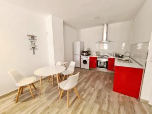 Kuchyň nebo kuchyňský kout v ubytování Precioso loft centrico