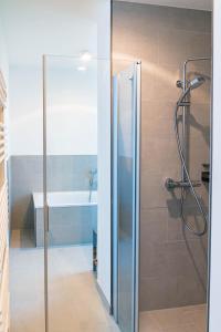 Ένα μπάνιο στο Zweite Heimat Apartment 2