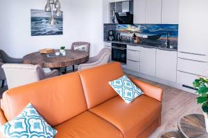 Η κουζίνα ή μικρή κουζίνα στο Zweite Heimat Apartment 2 +9 φωτογραφίες