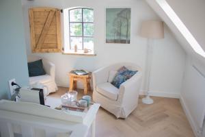 Posezení v ubytování B&B de Olde Hilde