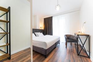 Letto o letti in una camera di Hotel Chatini Mestia