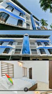 a building with a bed in front of it at The Solo Apartments Kadavanthra in Ernakulam