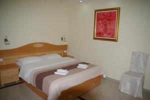 Katil atau katil-katil dalam bilik di Apartments Drina