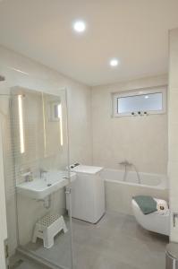 Koupelna v ubytování Sz36 Apartman
