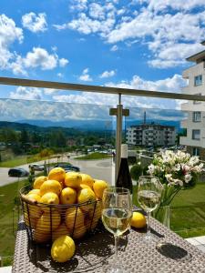 Výhľad na hory alebo výhľad na hory priamo z apartmánu