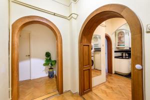 Kuchyň nebo kuchyňský kout v ubytování Stylish Homes Downtown Buda + 9 fotografií