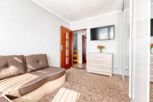 Μια τηλεόραση ή/και κέντρο ψυχαγωγίας στο Apartament Arturro z ogródkiem