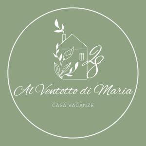 een label voor een restaurant met een huis en de woorden alle favorieten bij Marica bij Al Ventotto di Maria in Foligno