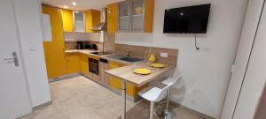 Dapur atau dapur kecil di Le Mas de Trépeloup