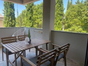 Balkón alebo terasa v ubytovaní M Plus Residence