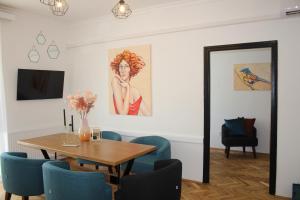 TV a/nebo společenská místnost v ubytování Art Home Eger