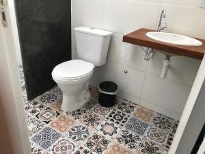 Ванная комната в Pousada Rancho da Serra PETAR