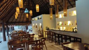 Restaurace v ubytování Magic Xcacel Tulum