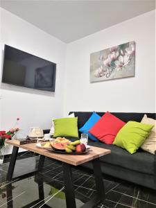 Posezení v ubytování Istron Corner Apartments